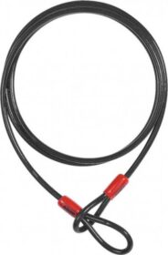 ABUS Cobra Cable Lock – Pyörälukko Koko 0,8 cm x 200 cm; 1 cm x 200 cm, harmaa