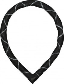 ABUS Iven Steel-O-Chain 8210 – Pyörälukko Koko 85 cm, musta