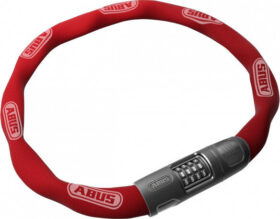 ABUS Kettenschloss 8808C – Pyörälukko Koko 85 cm, punainen