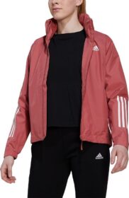 Adidas Basic 3 Stripes Rain.rdy Jacket Punainen S Nainen