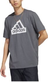 Adidas City E Short Sleeve T-shirt Harmaa S / Regular Mies