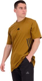 Adidas Fi 3s Short Sleeve T-shirt Ruskea M / Regular Mies
