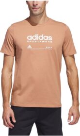 Adidas Lounge Short Sleeve T-shirt Oranssi S Mies