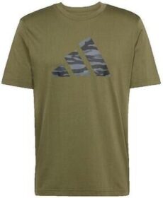 adidas Lyhythihainen t-paita adidas  T-shirt  motif camouflage vert  EU S