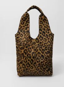 BECKSÖNDERGAARD Kuviollinen – Leopa Leather Demi Bag