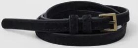 BECKSÖNDERGAARD Musta – Fily Aria Leather Belt
