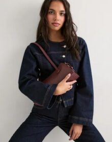 BECKSÖNDERGAARD Punainen – Croc Babette Bag