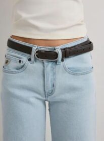 BECKSÖNDERGAARD Ruskea – Grain Nola Leather Belt