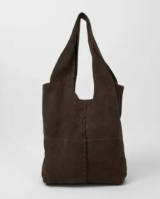 BECKSÖNDERGAARD Ruskea – Suede Demi Bag