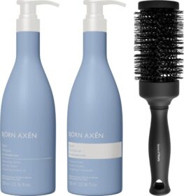 Björn Axén Repair & Style Essentials Shampoo 750 ml & Conditioner 750 ml & Blowout Brush