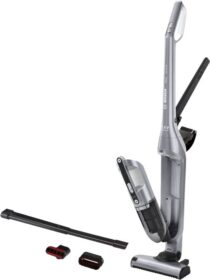 Bosch BCH3P210 2-in-1-varsi-imuri Pussiton Musta Harmaa 04 L Kuiva Suodatus