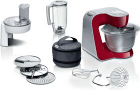 Bosch Bosch Serie 4 MUM 5 yleiskone 1000W Punainen-hopea