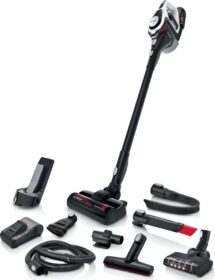 BOSCH Bosch Serie 8 BSS825ALL 0.5 L 18V 5 Ah pussiton -varsi-imuri musta valkoinen