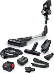 Bosch BSS715FRSH 2-in-1-varsi-imuri Pussiton musta Hopea 03 L Kuiva Suodatus