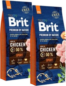 Brit Premium By Nature Dog Adult Sport Chicken 2×15 kg