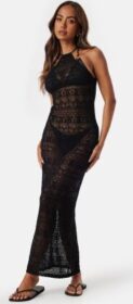 BUBBLEROOM Abra Fine Knitted Dress Black L