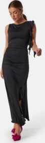 BUBBLEROOM Amandah Frill Dress Black XS