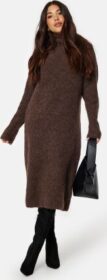 BUBBLEROOM CC Chunky knitted wool mix dress Brown XL