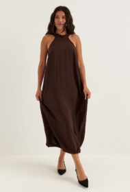BUBBLEROOM Halter Neck Balloon Dress
