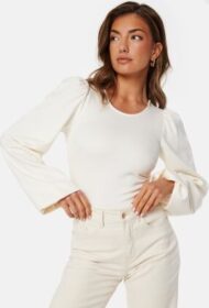 BUBBLEROOM Idalina Puff Sleeve Top White XL