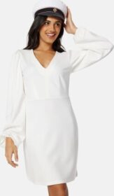 BUBBLEROOM Idalina V-neck Dress White XL