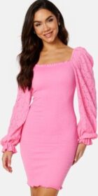 BUBBLEROOM Jayla smock dress Pink XL
