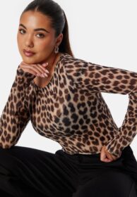 BUBBLEROOM Long Sleeve Mesh Top