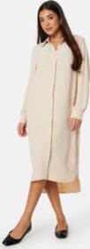 BUBBLEROOM Matilde Shirt Dress Light beige 2XL
