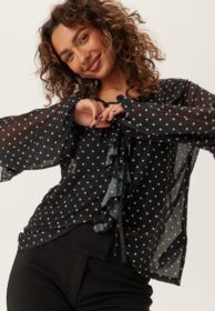 BUBBLEROOM Mesh Frill Top