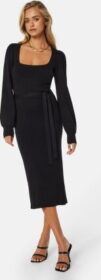 BUBBLEROOM Noura Knitted Dress Black M