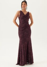 Bubbleroom Occasion Deep Waterfall Mermaid Gown