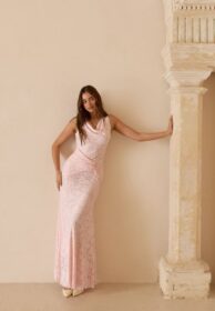 Bubbleroom Occasion Deep Waterfall Mermaid Gown