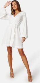Bubbleroom Occasion Nera Sparkling Dress White 4XL