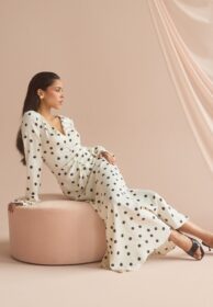 BUBBLEROOM OCCASION Ruched Front Midi Dress