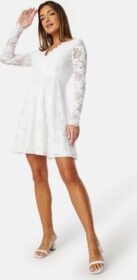 Bubbleroom Occasion Shayna Lace dress White 4XL