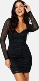 BUBBLEROOM Olina lace bustier dress Black XL