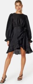 BUBBLEROOM Peg Shimmer Dress Black S