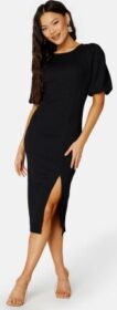 BUBBLEROOM Piper puff sleeve dress Black XL