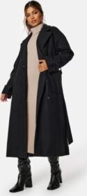 BUBBLEROOM Rue Oversized Wool Blend Coat Black L