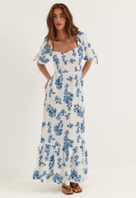 BUBBLEROOM Smock Maxi Dress