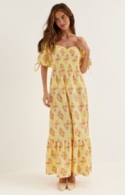 BUBBLEROOM Smock Maxi Dress