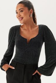 BUBBLEROOM Sparkling Puff Sleeve Top