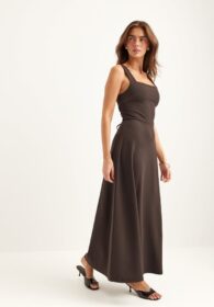BUBBLEROOM Square Neck Corset Dress