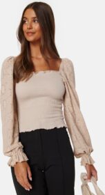 BUBBLEROOM Square Neck Smock Top