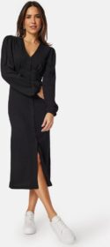 BUBBLEROOM Structure Button Midi Dress