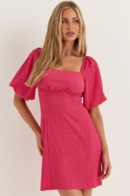 BUBBLEROOM Volume Sleeve Mini Dress