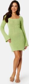 BUBBLEROOM Wren crochet dress Green XL