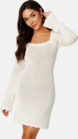 BUBBLEROOM Wren crochet dress White L