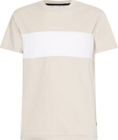 Calvin Klein Color Blocking Logo Short Sleeve T-shirt Vihreä XL Mies