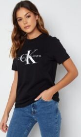 Calvin Klein Jeans Core Monogram Regular Tee BEH Ck Black XXS